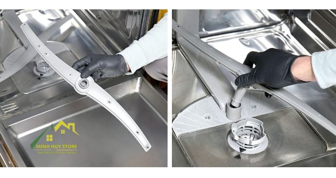 Vệ sinh bộ lọc máy rửa chén định kỳ để máy hoạt động bền bỉ và sạch sẽ