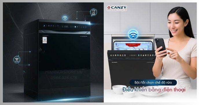 Lắp đặt máy rửa bát Canzy CZ-B15EU Tornado Pro tại TP.HCM