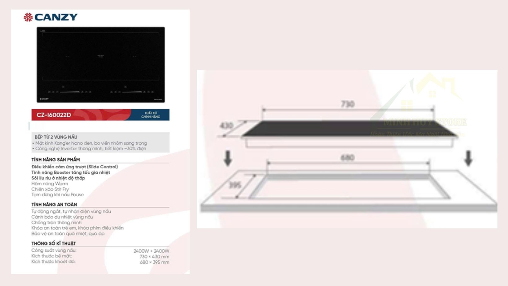 Bếp Từ Canzy CZ-I60022D