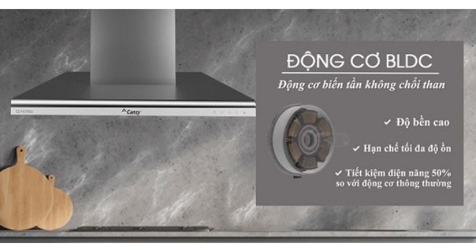 Máy hút mùi Canzy CZ-HE90BK