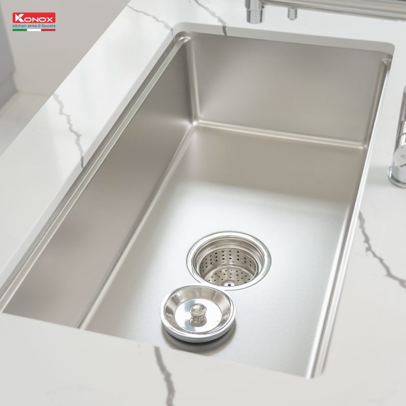 Chậu rửa bát chống xước Undermount Sink KN8146SU Dekor Basic