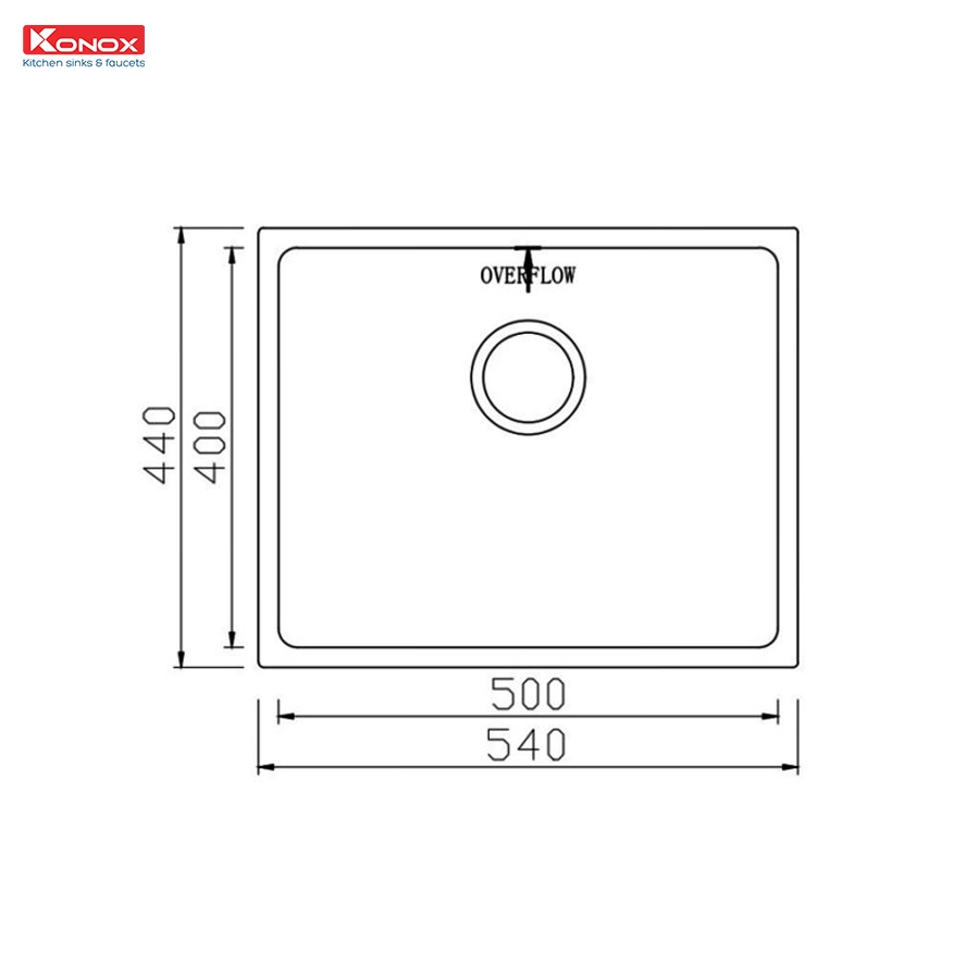 Chậu rửa bát chống xước KN5444SU Dekor