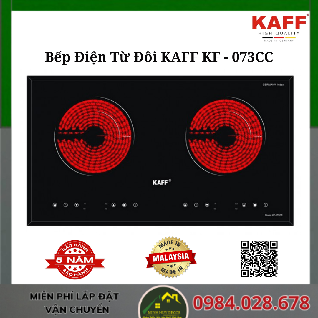 Bếp Điện Từ Đôi KAFF KF - 073CC