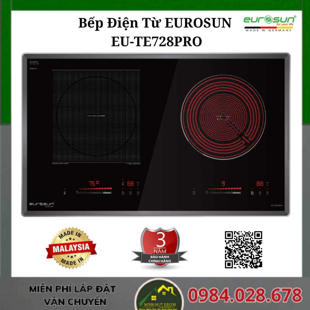 Bếp điện từ EUROSUN EU-TE728PRO