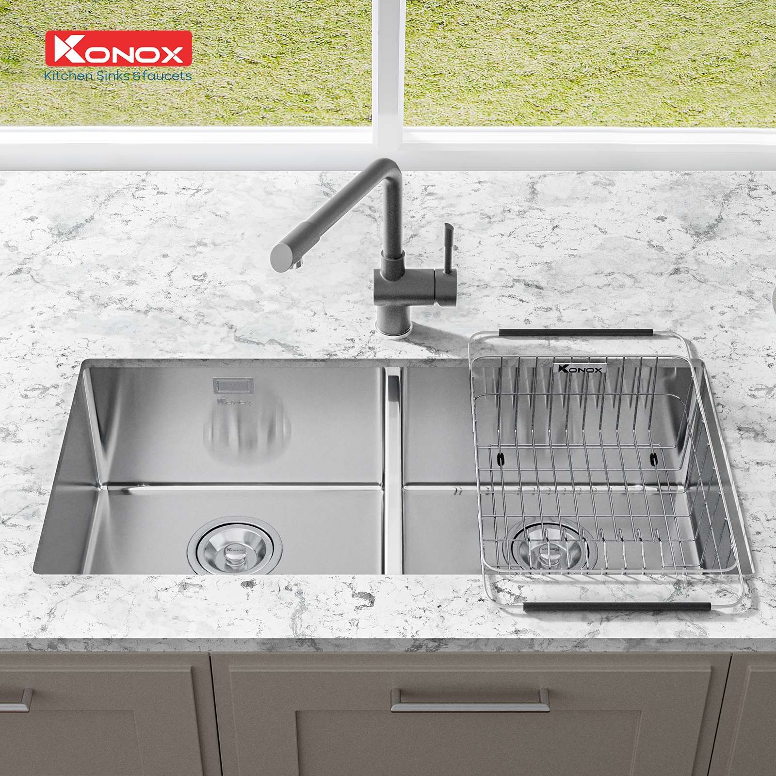 Chậu rửa bát Terkey Sink Vigo 8644