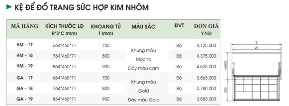 Kệ Để Đồ Trang Sức