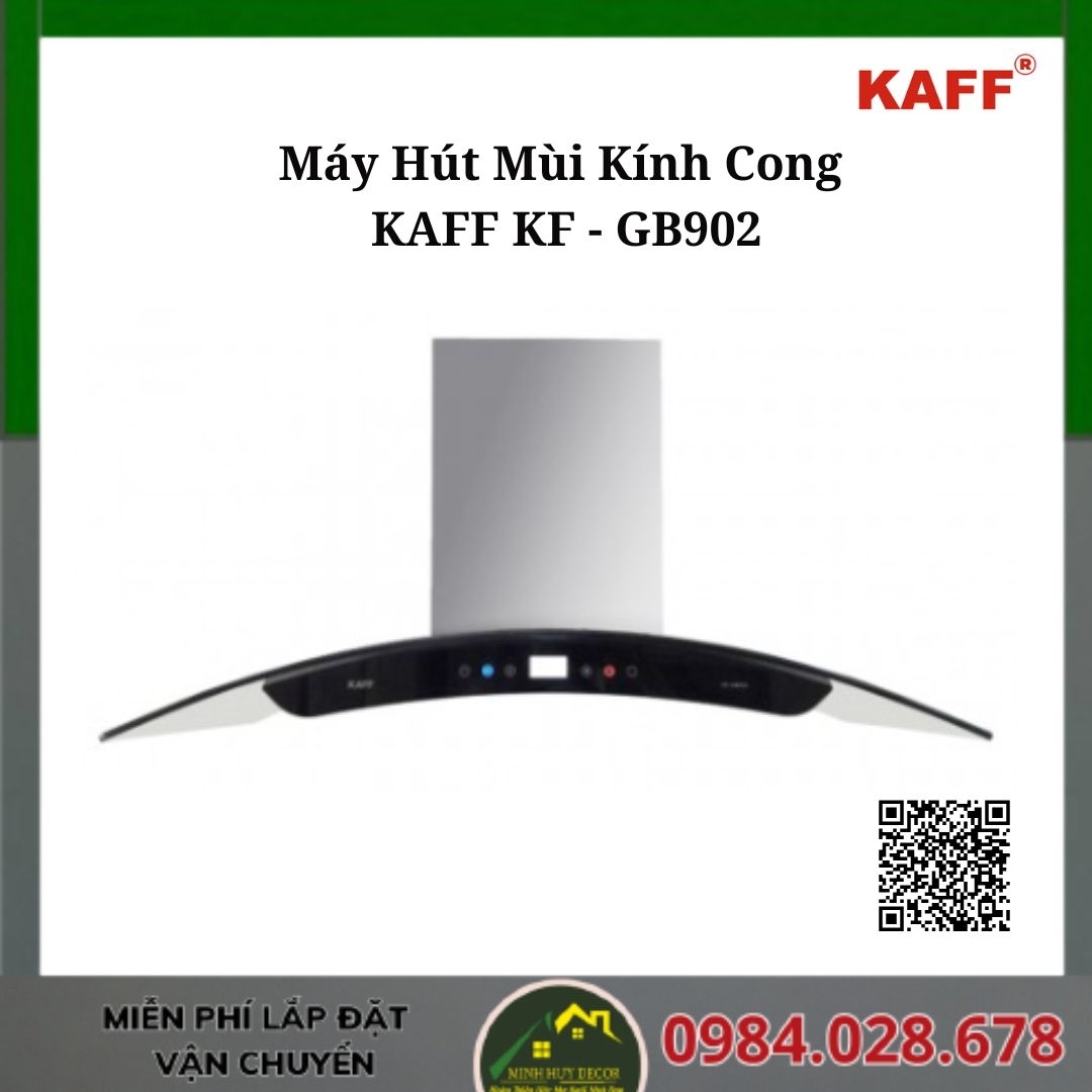 Máy Hút Mùi Kính Cong KAFF KF - GB902