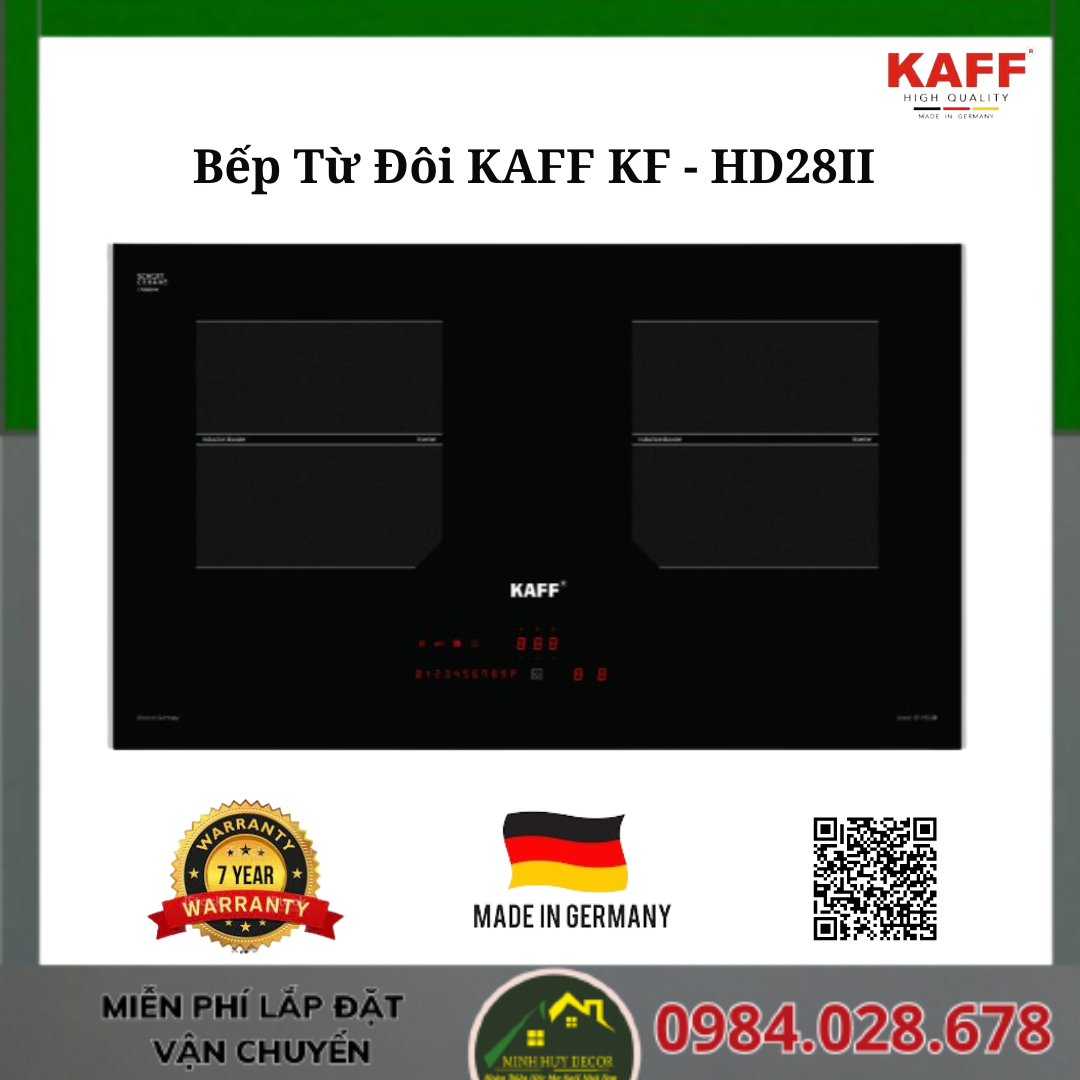 Bếp Từ Đôi KAFF KF - HD28II- Made in Germany