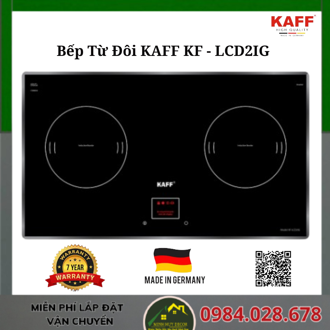 Bếp Từ Đôi KAFF KF - LCD2IG- Made in Germany