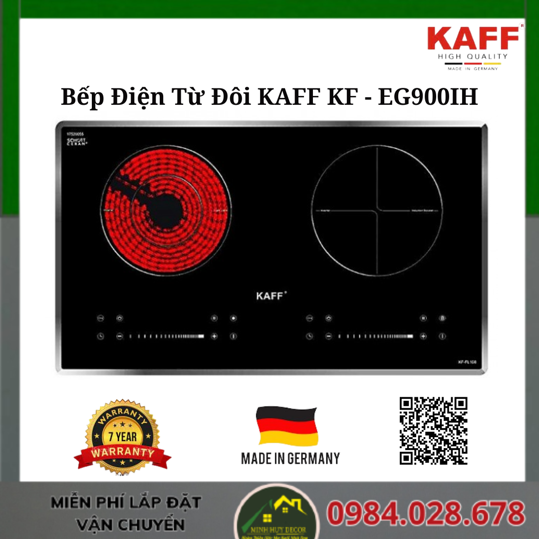 Bếp Điện Từ Đôi KAFF KF - EG900IH- Made in Germany