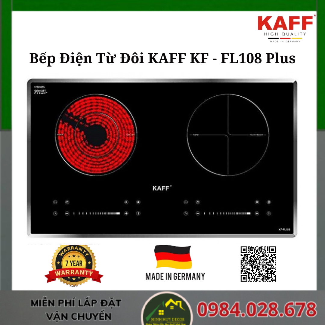 Bếp Điện Từ Đôi KAFF KF - FL108 Plus- Made in Germany