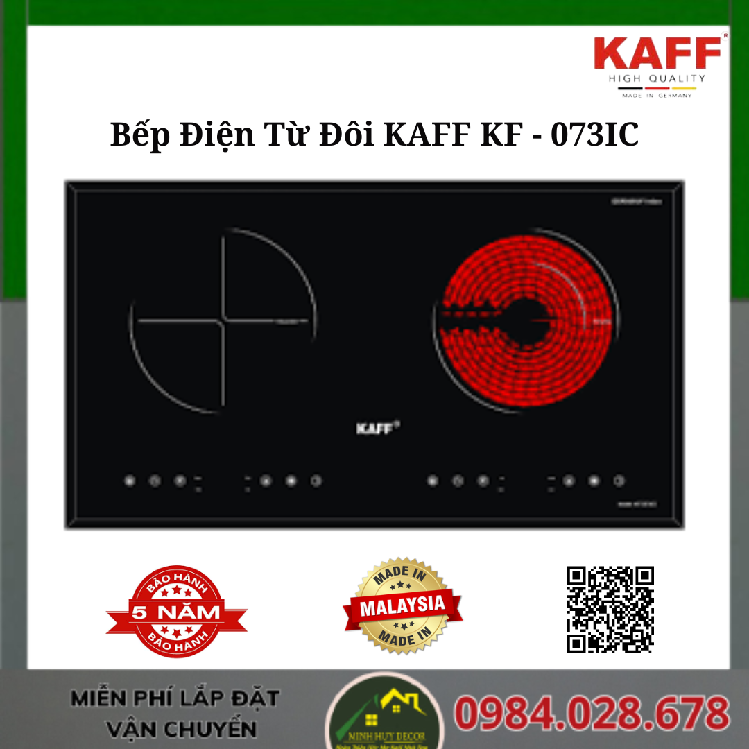 Bếp Điện Từ Đôi KAFF KF - 073IC