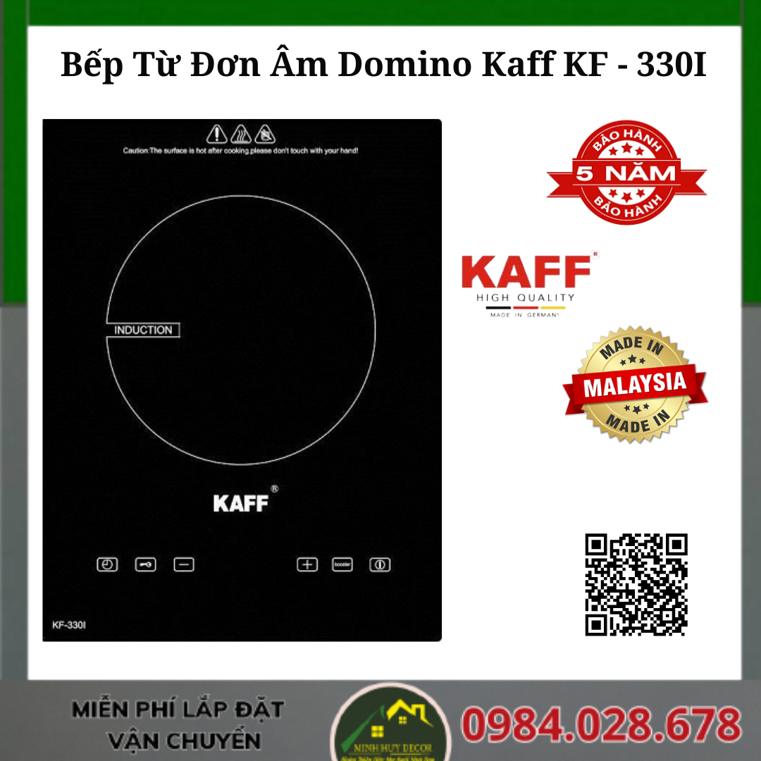 Bếp Từ Đơn Âm Domino Kaff KF - 330I