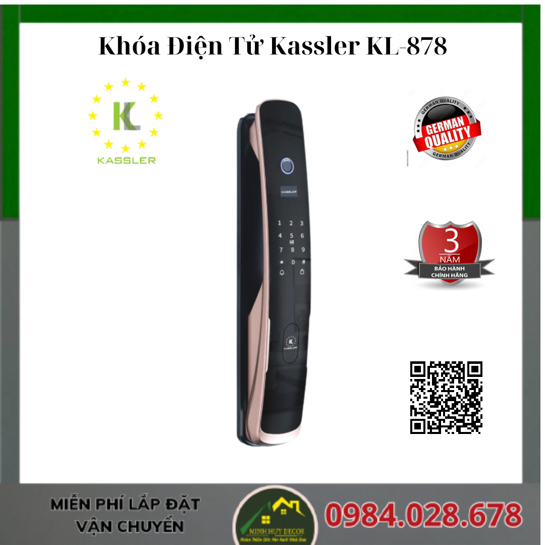 Khóa Điện Tử Kassler KL-878 App điện thoại
