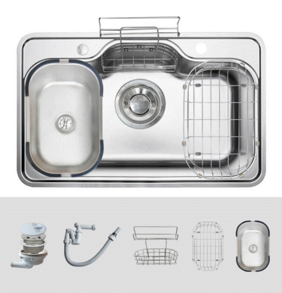Chậu rửa bát Kluger KT8050SL Plus