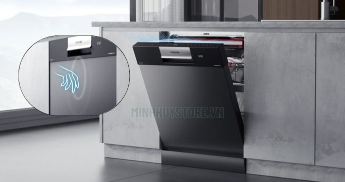 Công nghệ sấy HyperDry và diệt khuẩn bằng tia UV trên máy rửa chén Toshiba DW-15F7(G)-VN