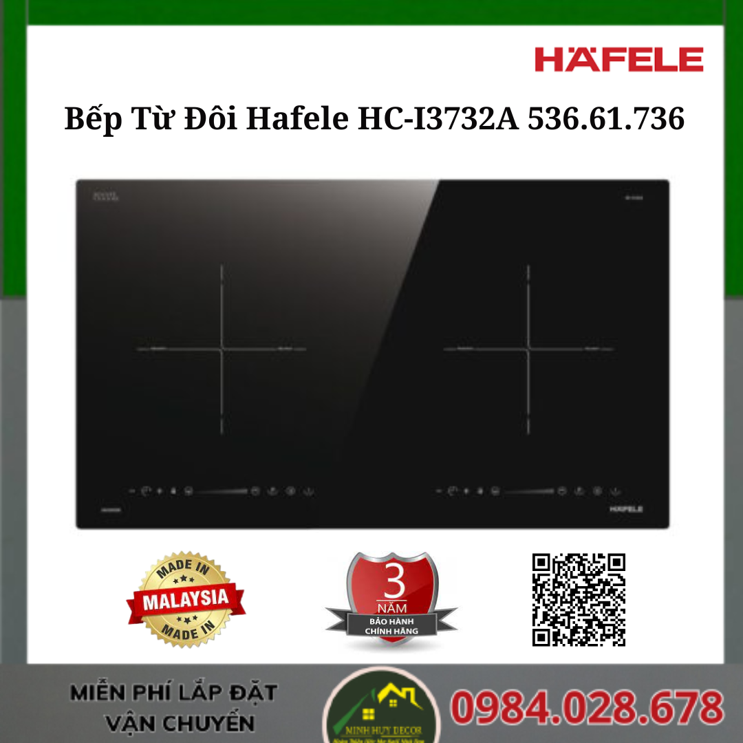 Bếp Từ Đôi Hafele HC-I3732A 536.61.736