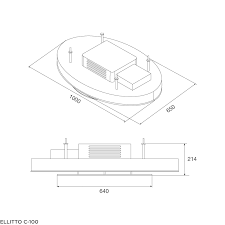 Máy hút khử mùi âm trần Malloca ELLITTO C-100